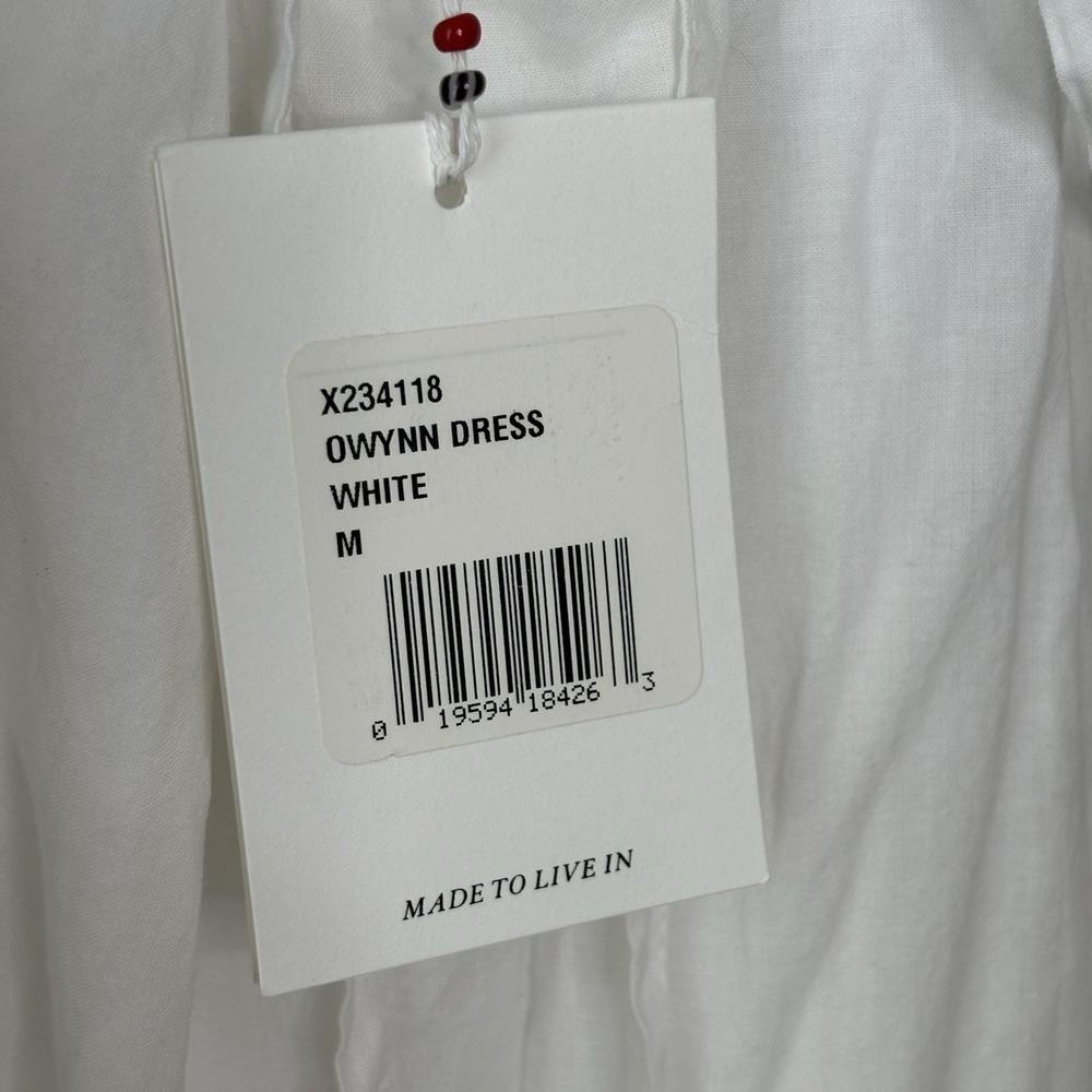 NWT‎ Xirena Owynn Dress Medium Angel Tiered Lace Up Boho Fairy White Coquette - Picture 6 of 10